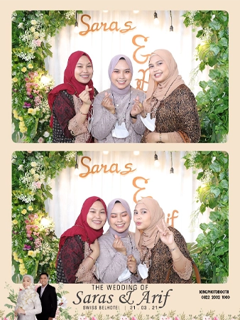Photobooth wedding Makassar oleh King Photobooth - wedding photobox kingphotobooth swissbell tahun2021 | Photobooth Makassar
