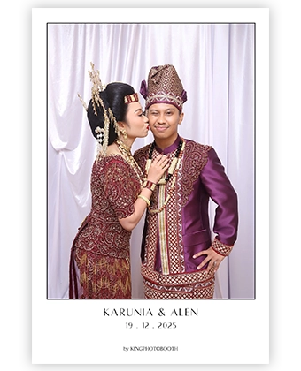 Photobooth Polaroid Wedding di Makassar oleh King Photobooth