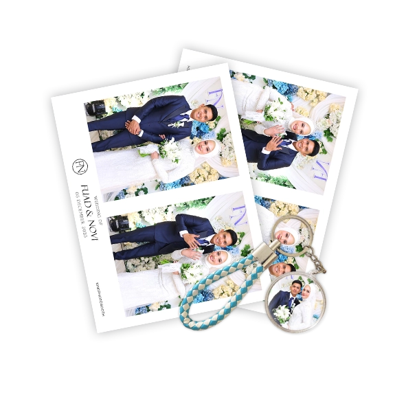 Polaroid Magnet 2 Pose + KEY Chain